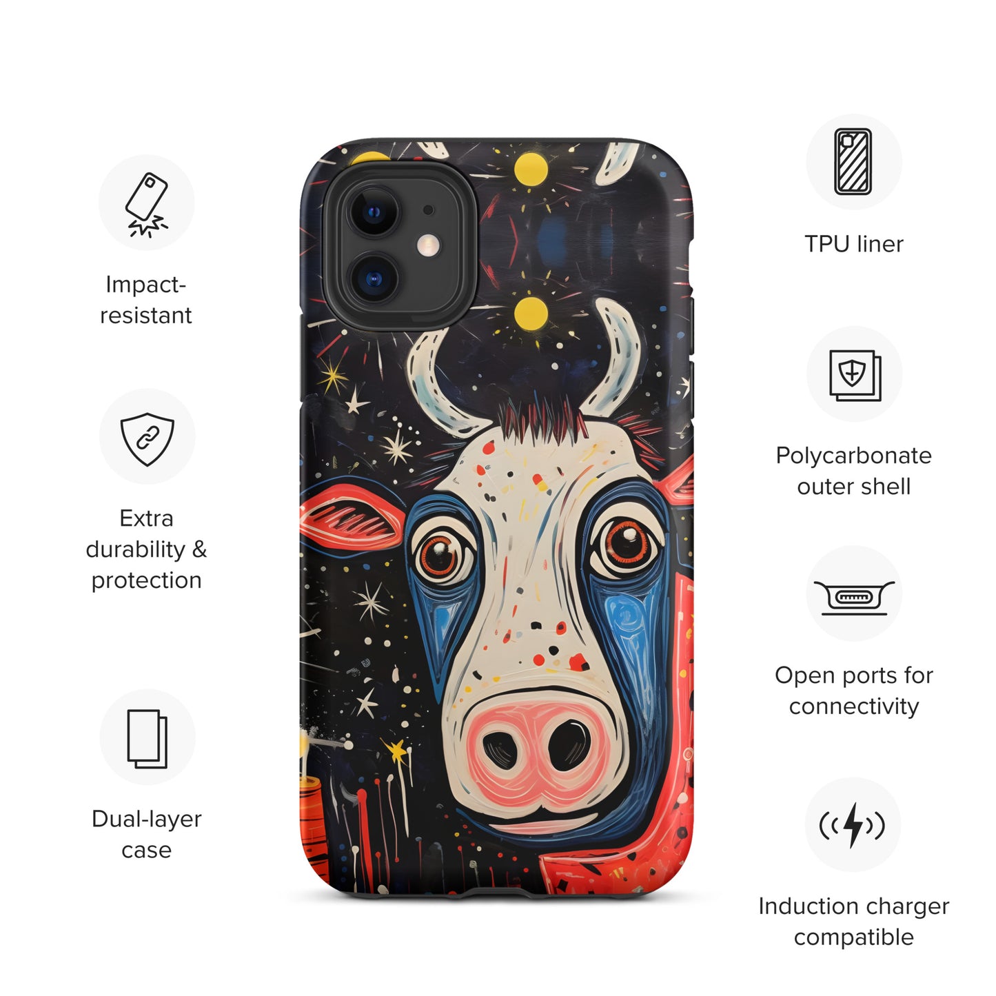 "Cow" Tough Case for iPhone®