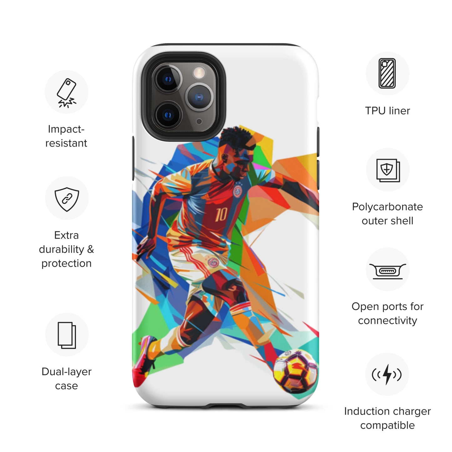 "Soccer" Tough Case for iPhone®