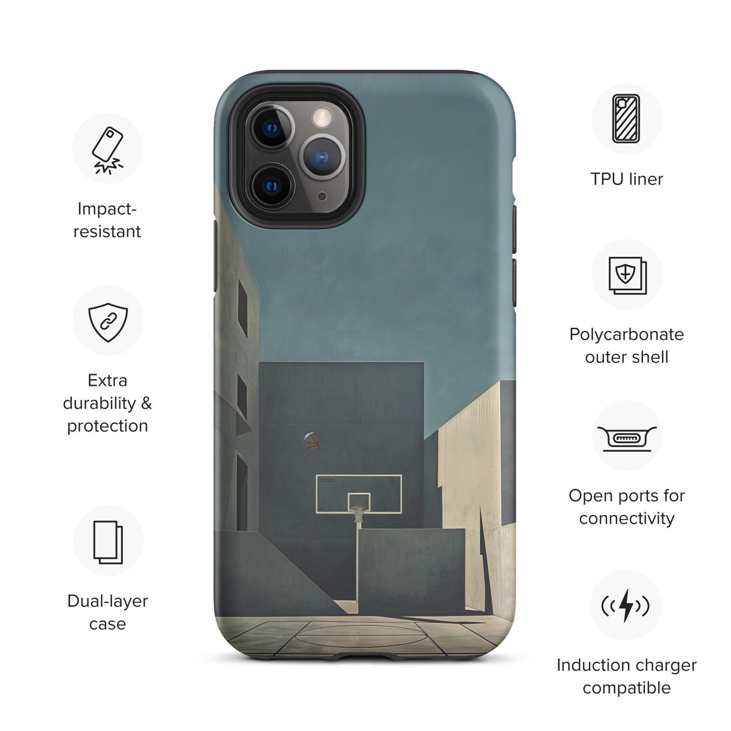 "Concrete" Tough Case for iPhone®