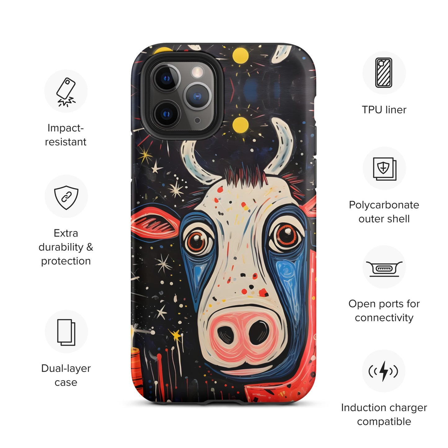 "Cow" Tough Case for iPhone®