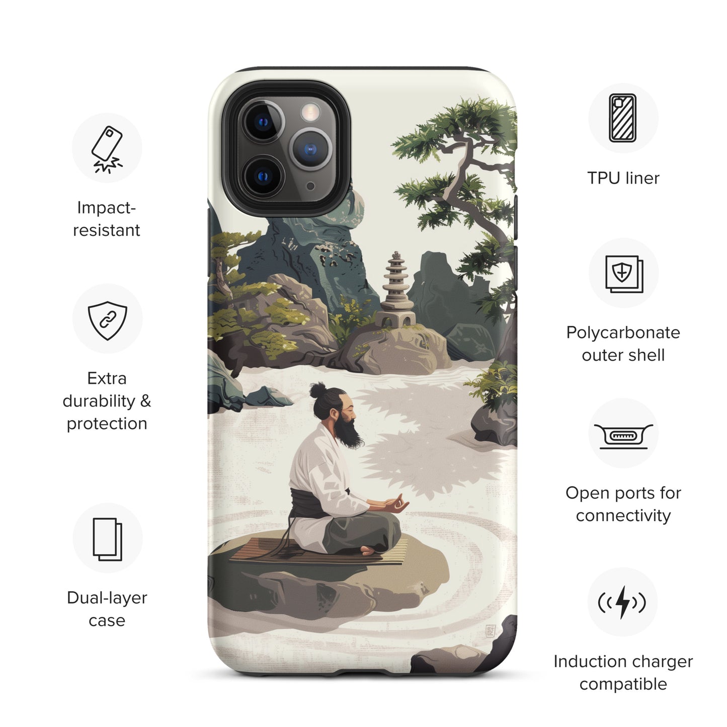 "Mindful" Tough Case for iPhone®