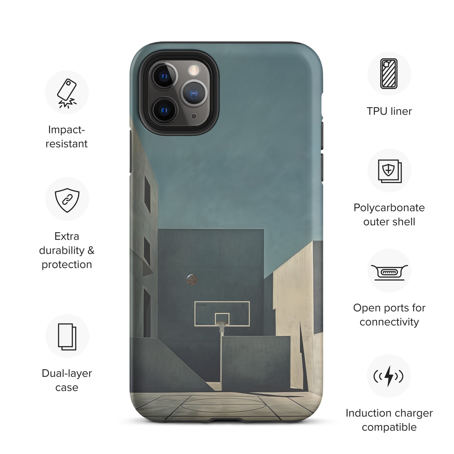 "Concrete" Tough Case for iPhone®