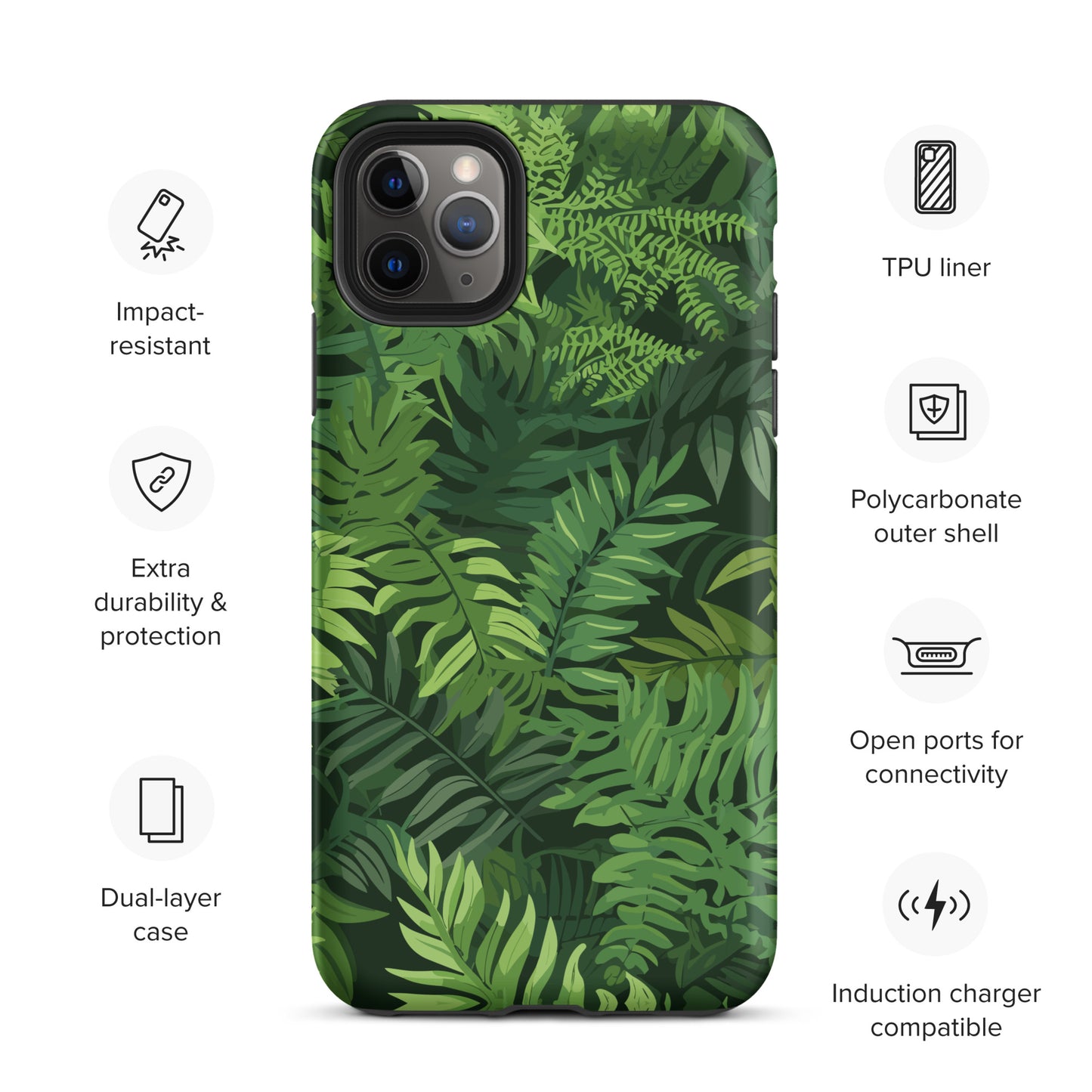 "Ferns" Tough Case for iPhone®