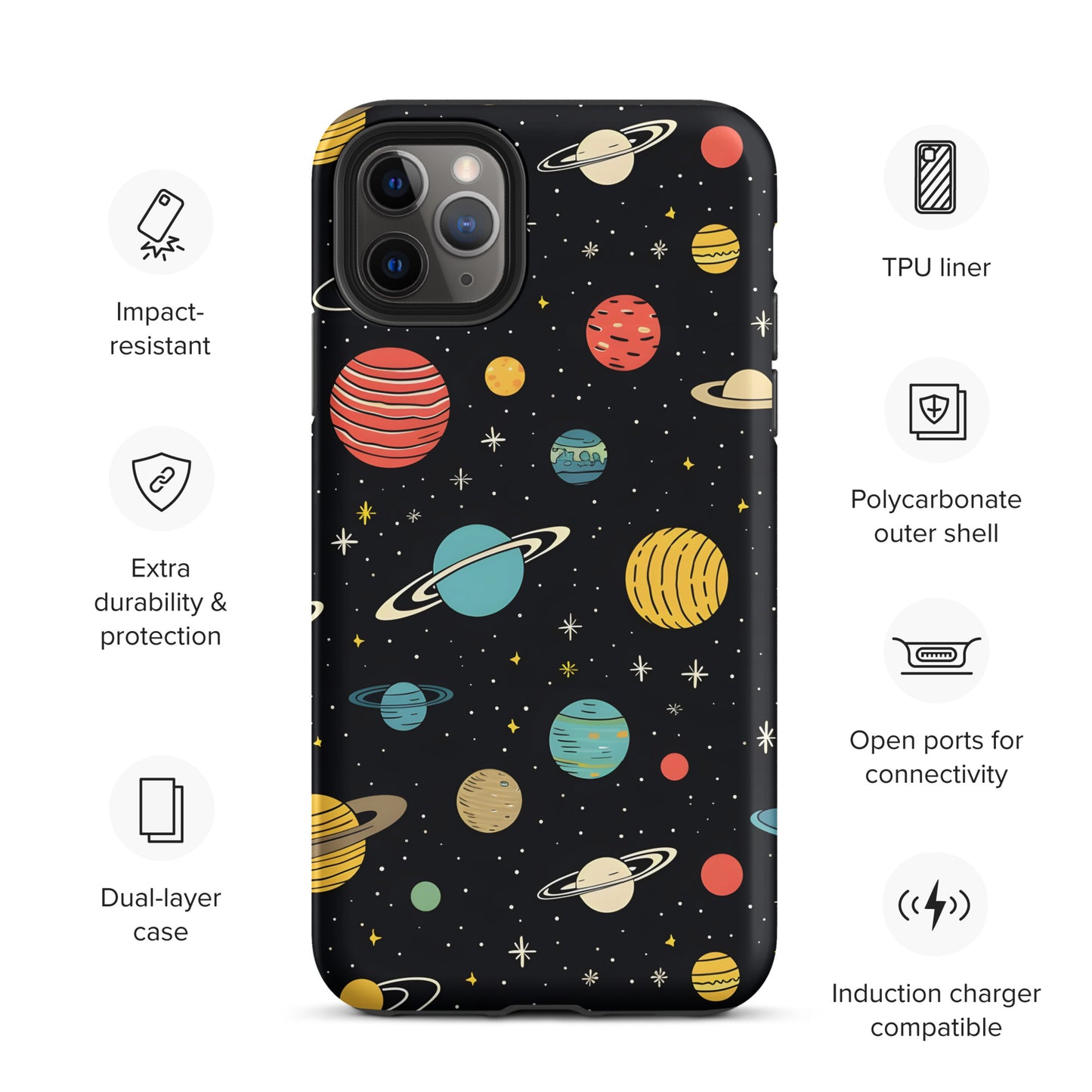 "Space" Tough Case for iPhone®