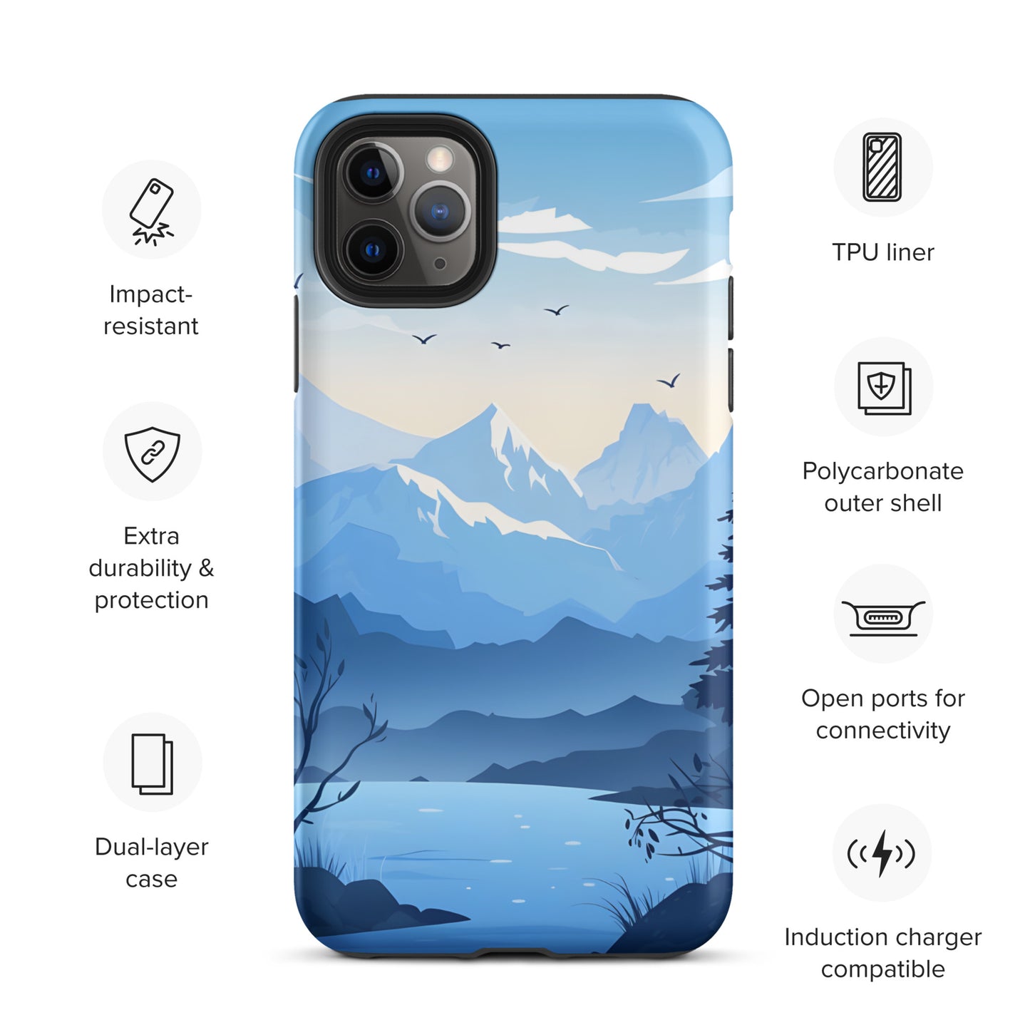 "Blue" Tough Case for iPhone®