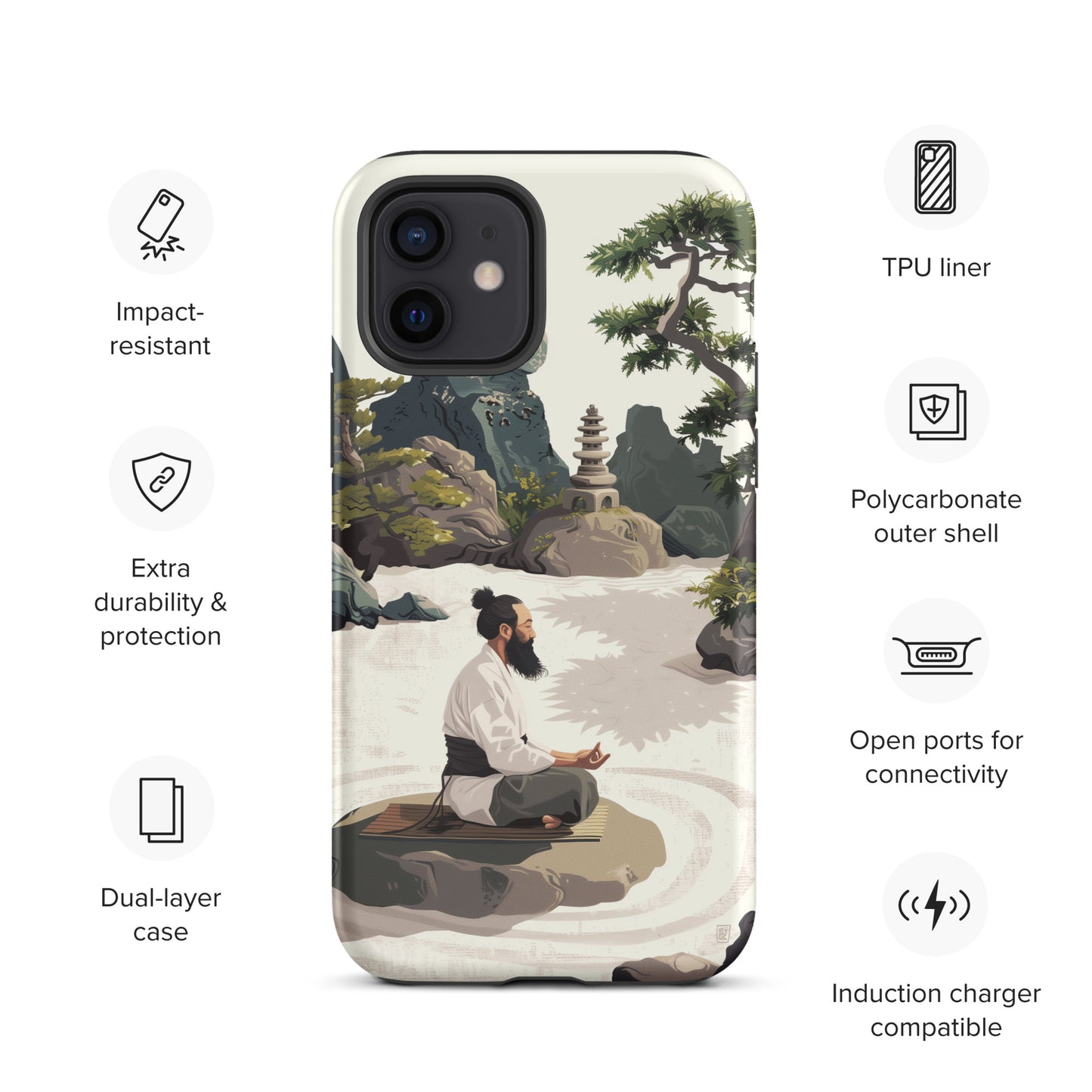 "Mindful" Tough Case for iPhone®