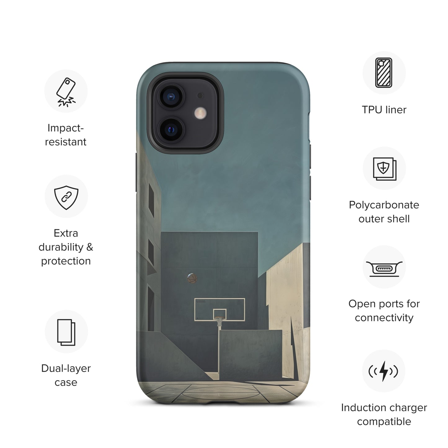 "Concrete" Tough Case for iPhone®