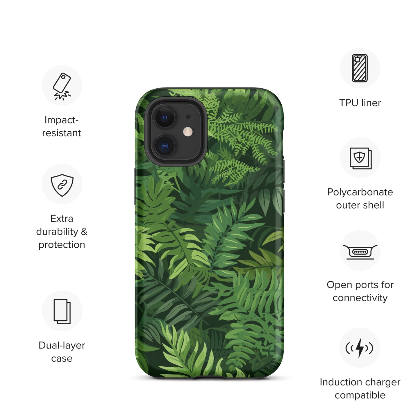 "Ferns" Tough Case for iPhone®