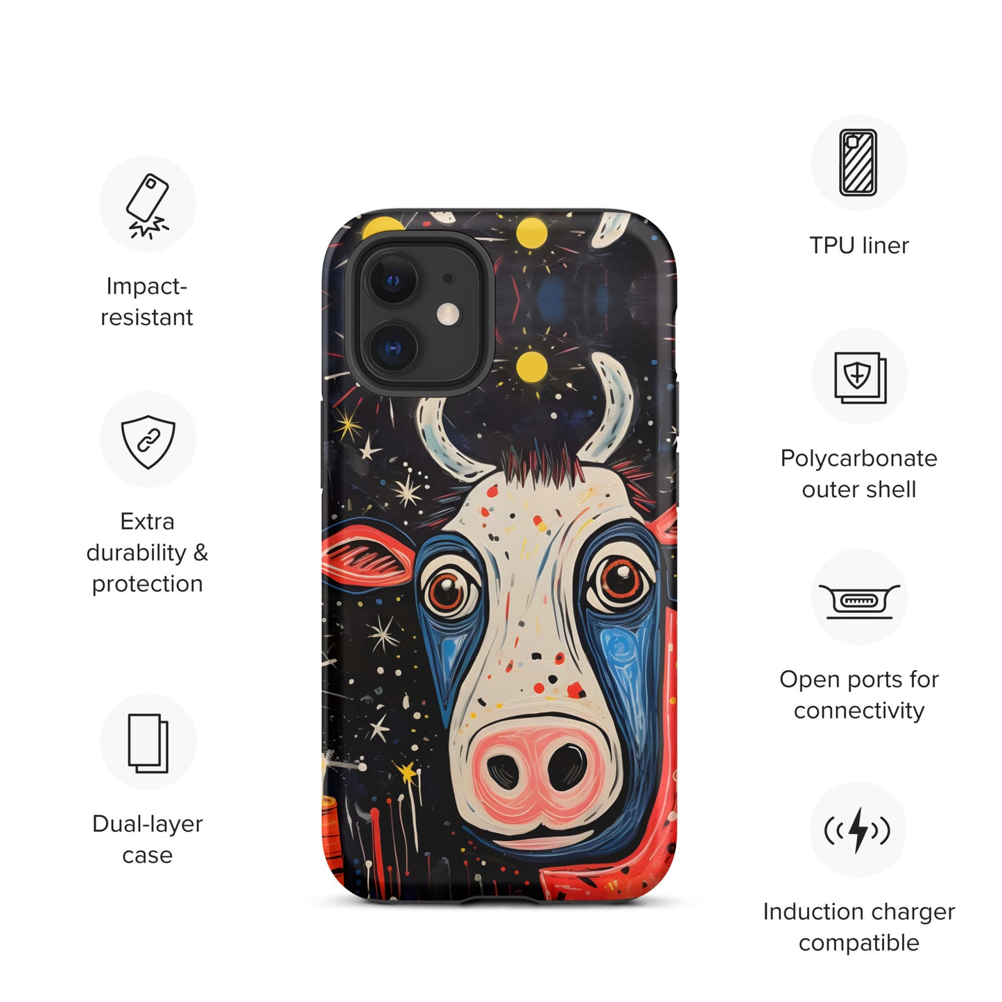 "Cow" Tough Case for iPhone®