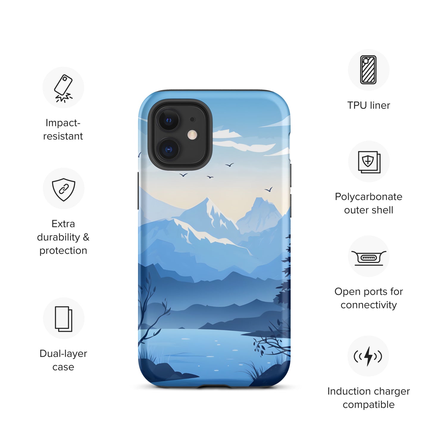 "Blue" Tough Case for iPhone®