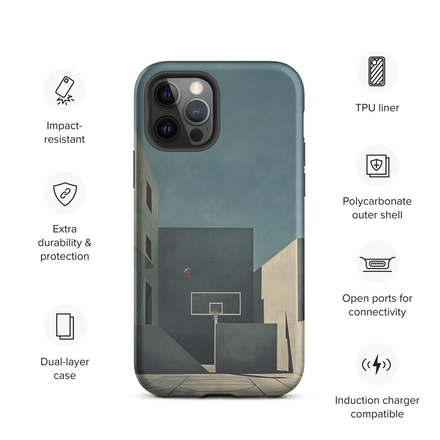 "Concrete" Tough Case for iPhone®