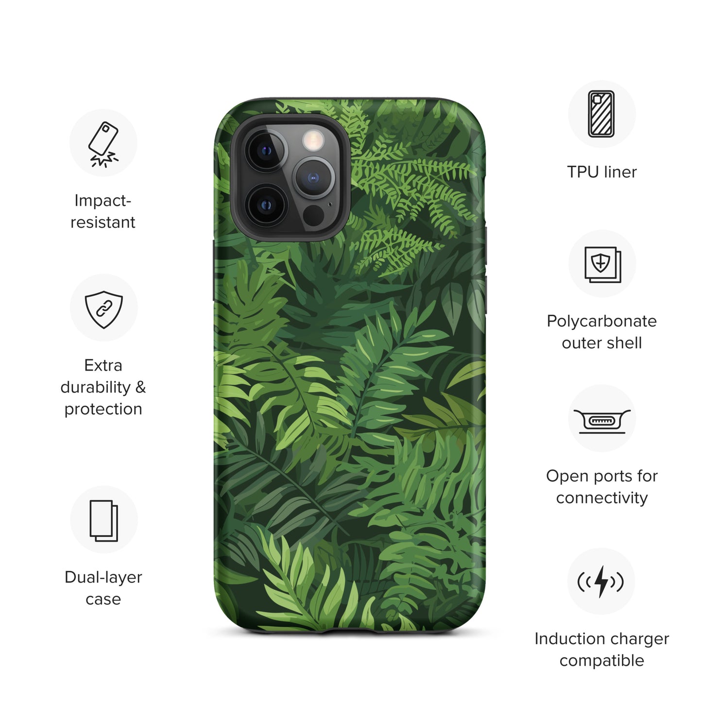 "Ferns" Tough Case for iPhone®