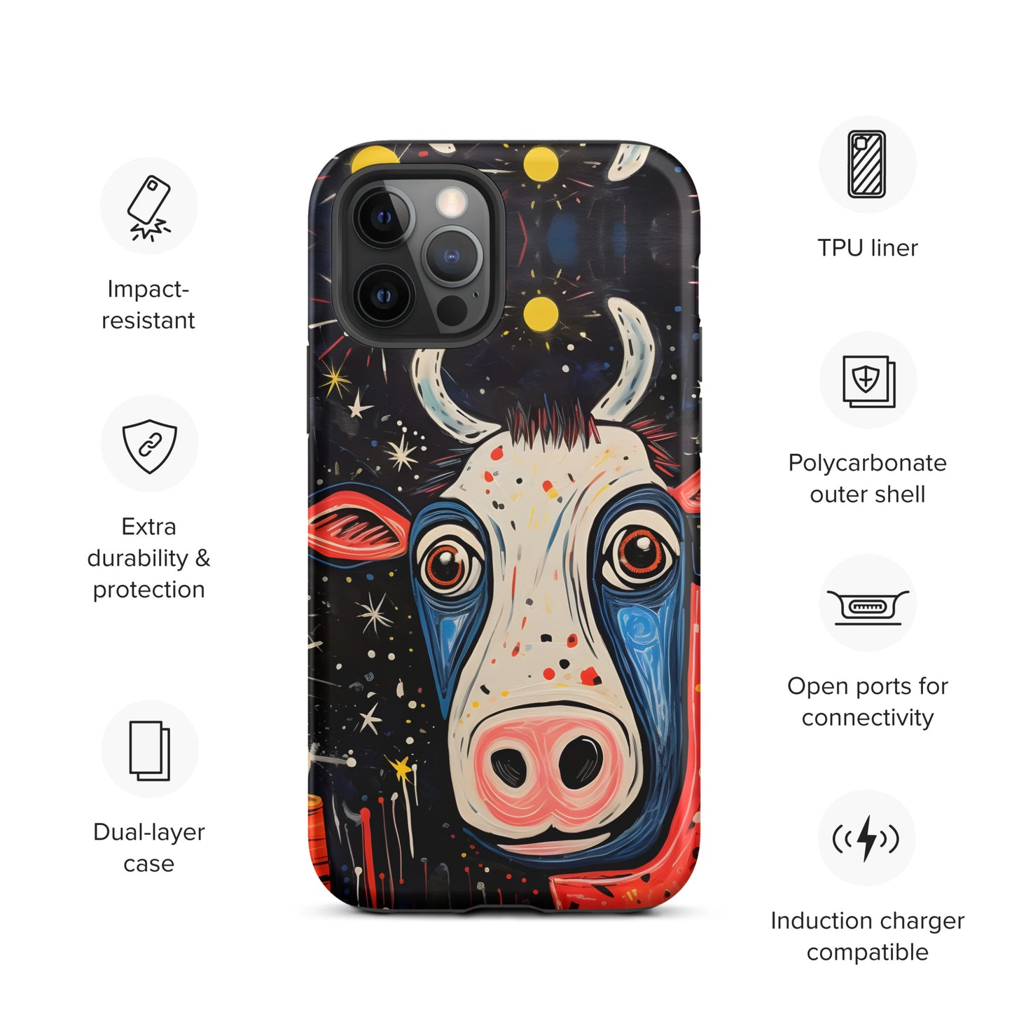 "Cow" Tough Case for iPhone®