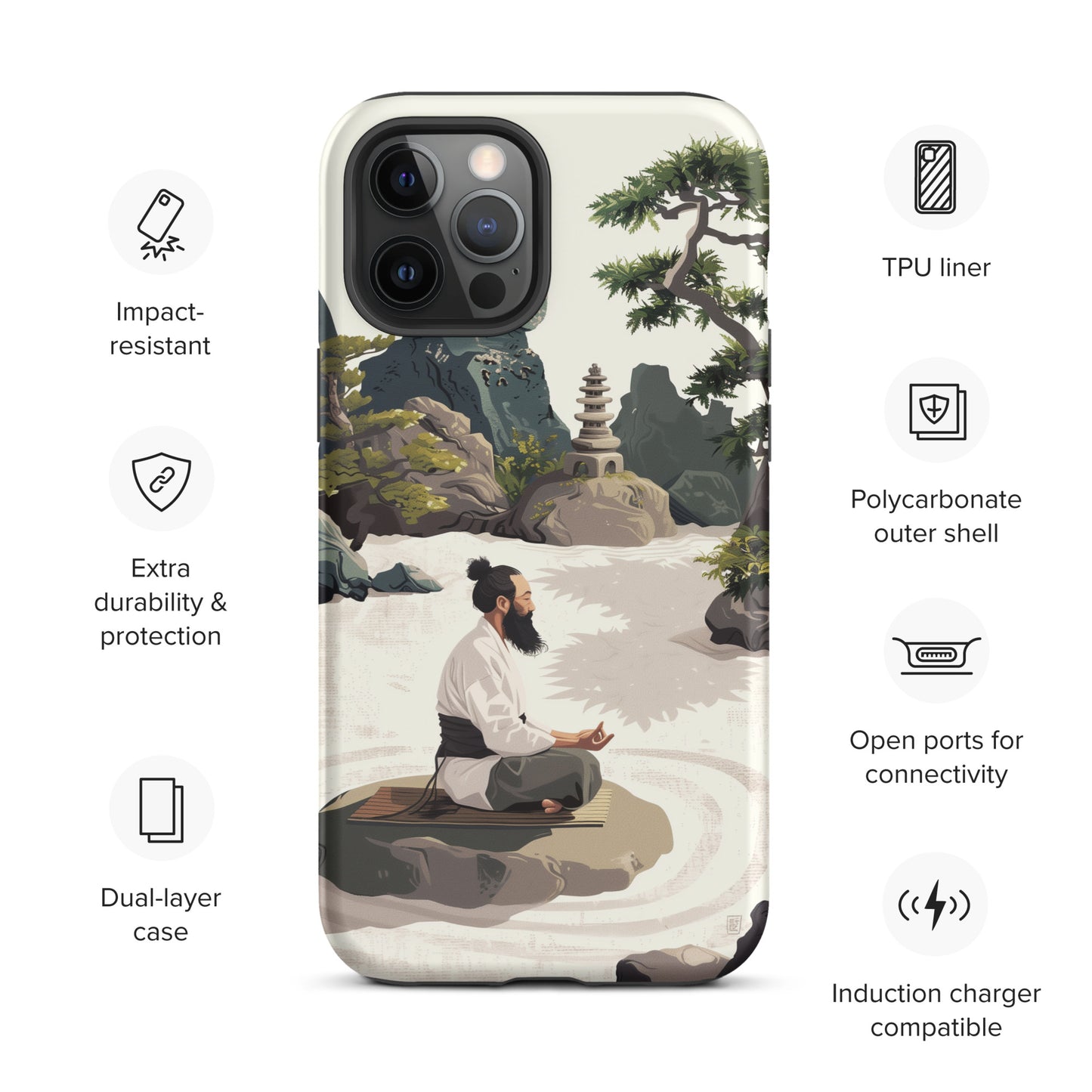 "Mindful" Tough Case for iPhone®