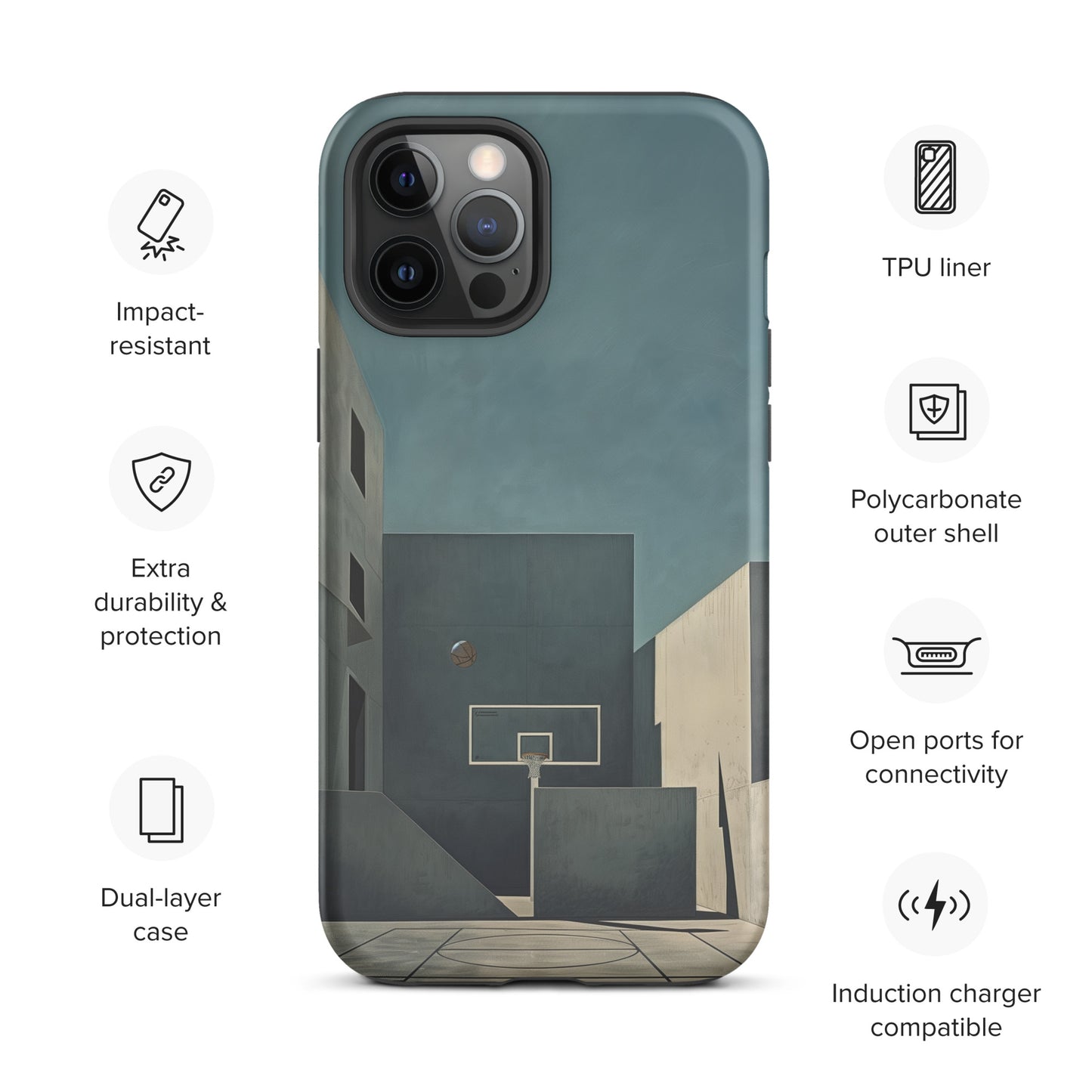 "Concrete" Tough Case for iPhone®