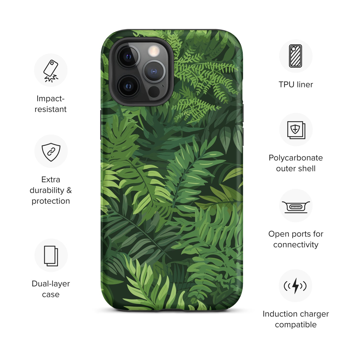 "Ferns" Tough Case for iPhone®