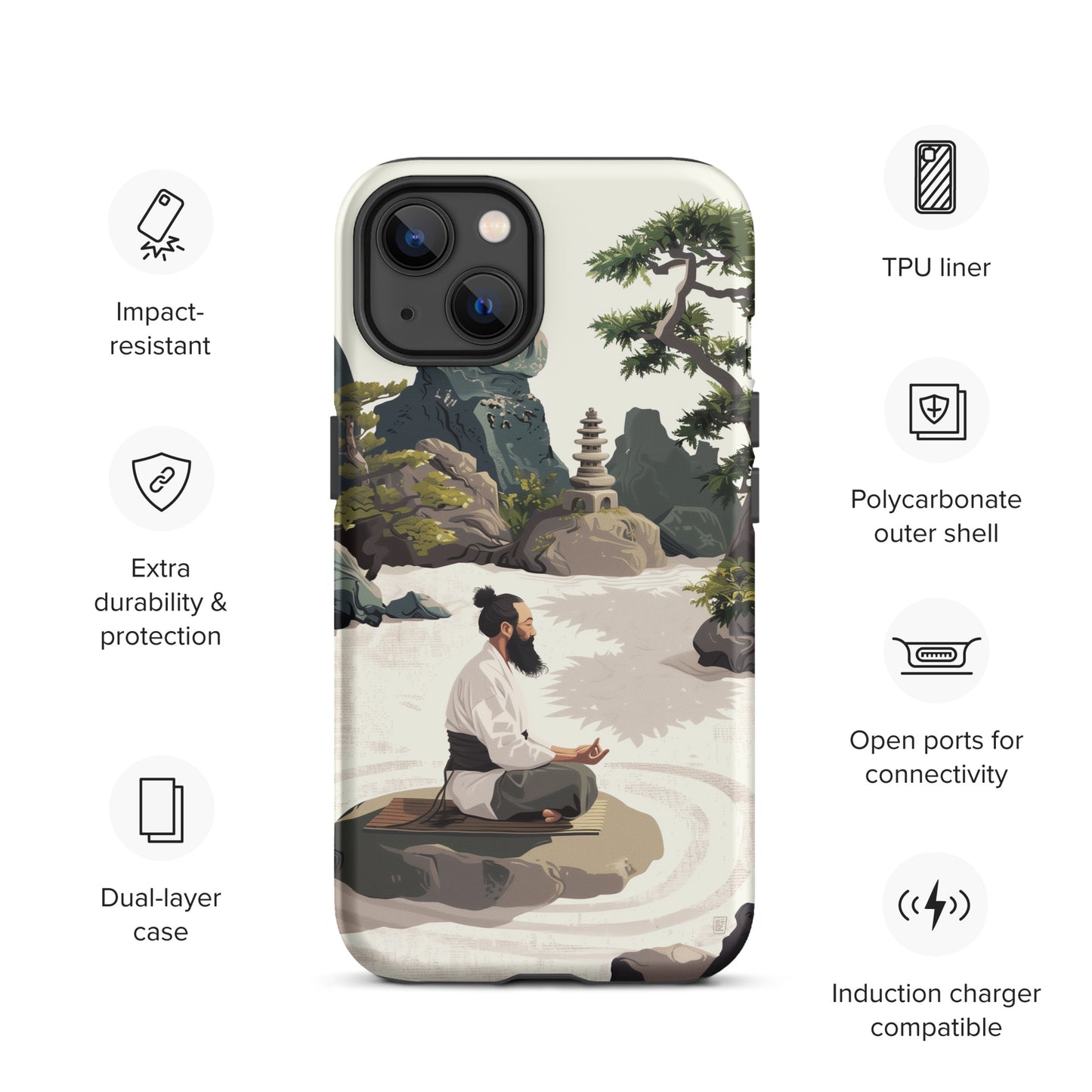 "Mindful" Tough Case for iPhone®