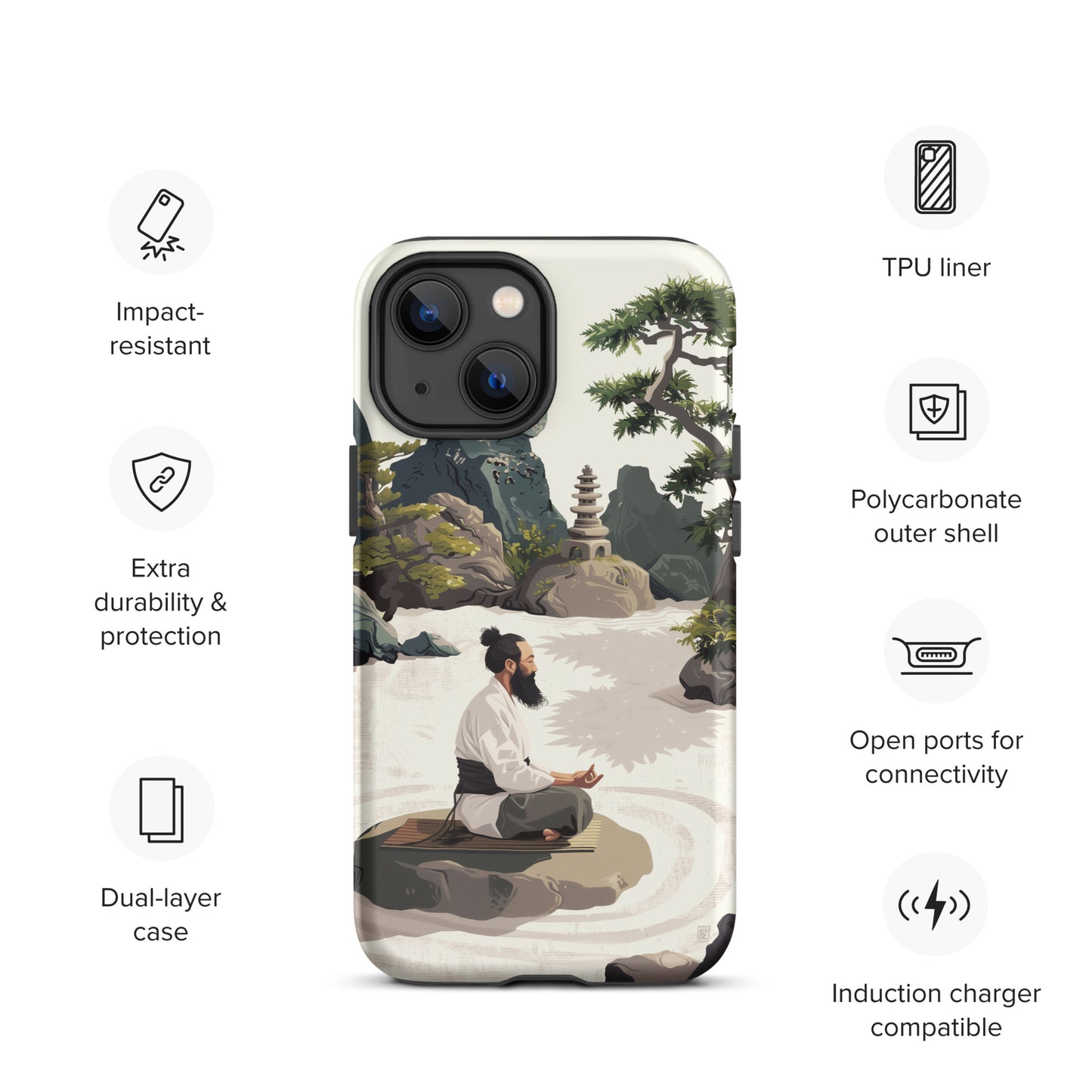 "Mindful" Tough Case for iPhone®