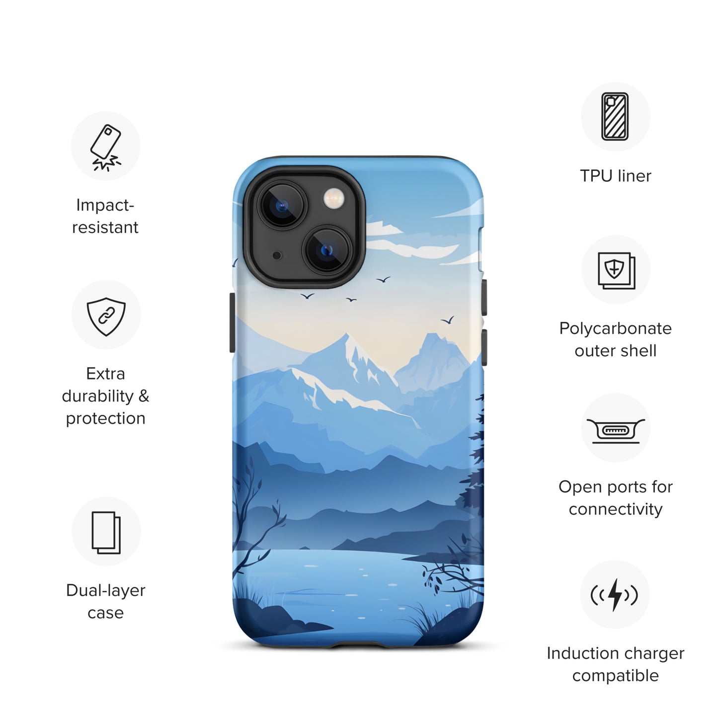 "Blue" Tough Case for iPhone®