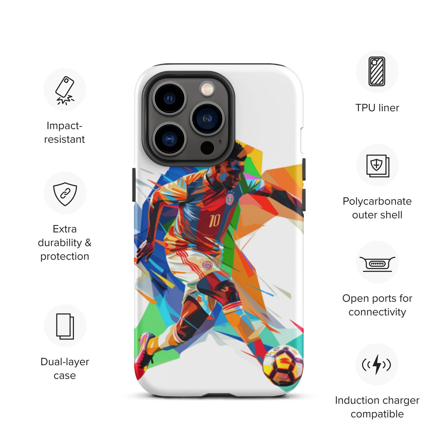 "Soccer" Tough Case for iPhone®