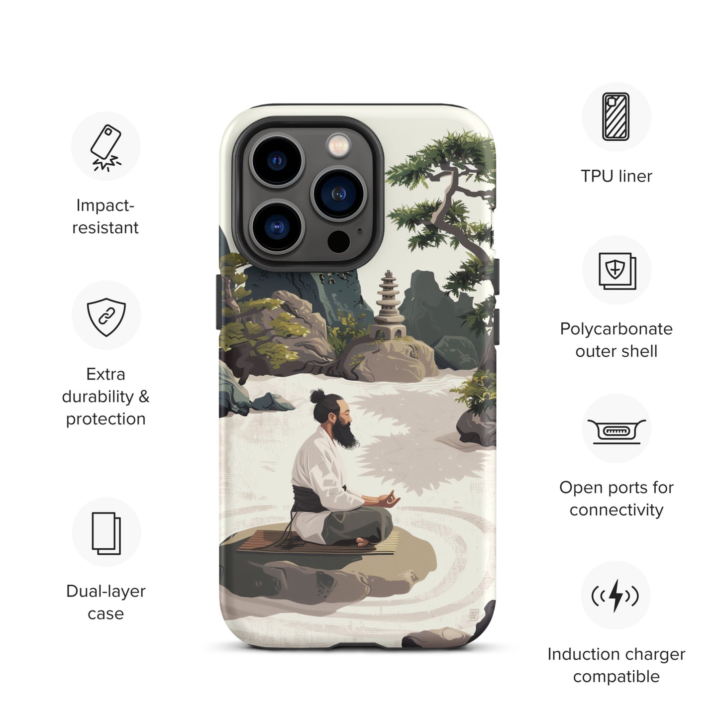 "Mindful" Tough Case for iPhone®