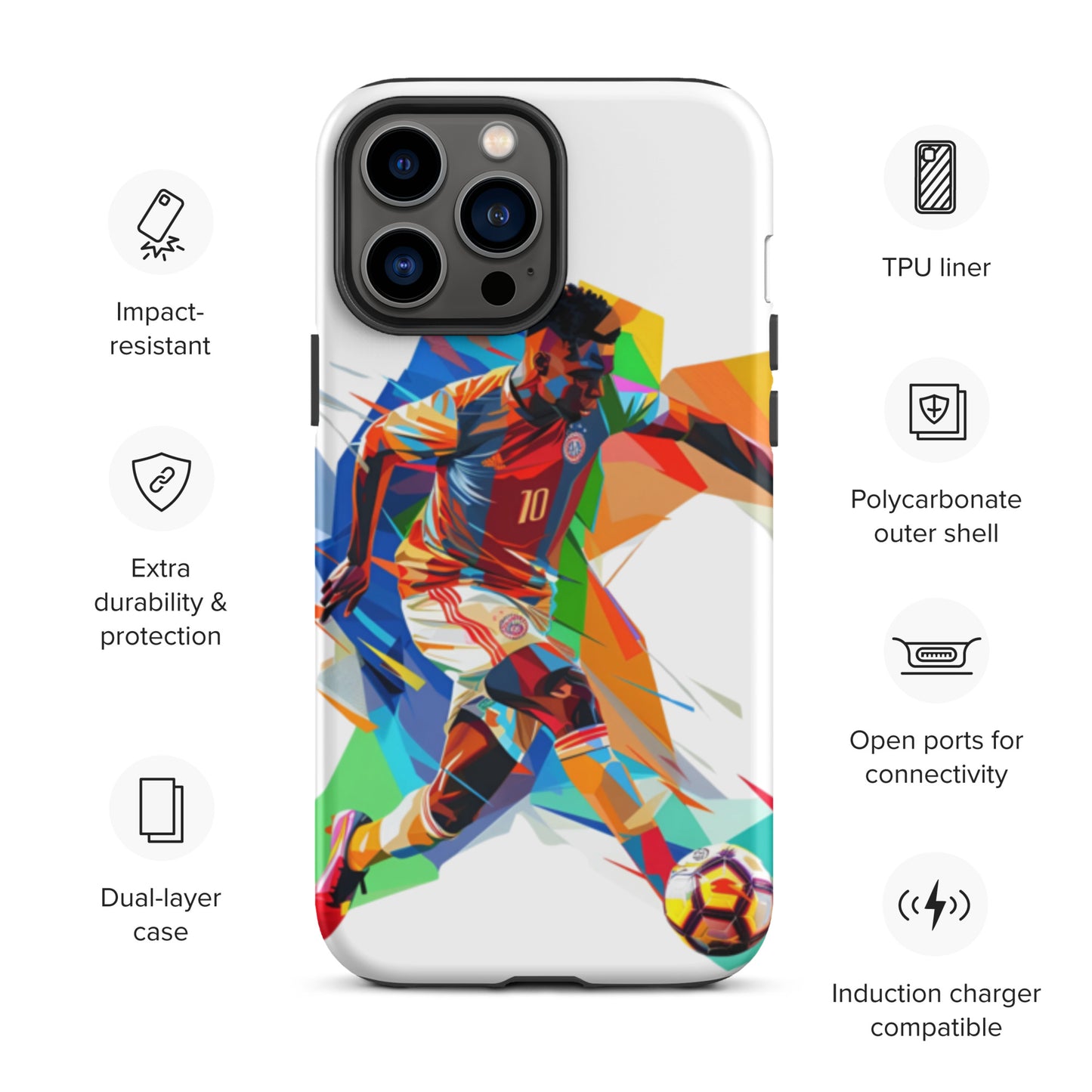 "Soccer" Tough Case for iPhone®