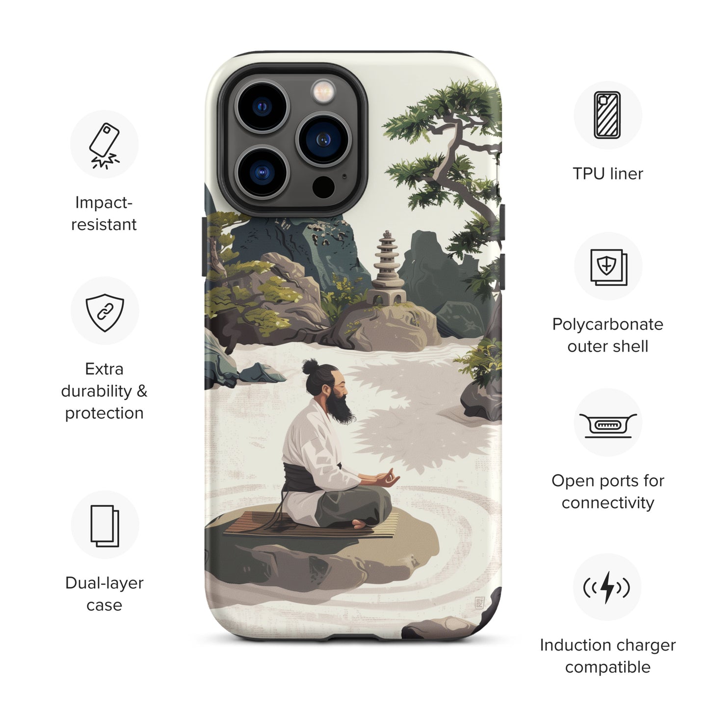 "Mindful" Tough Case for iPhone®