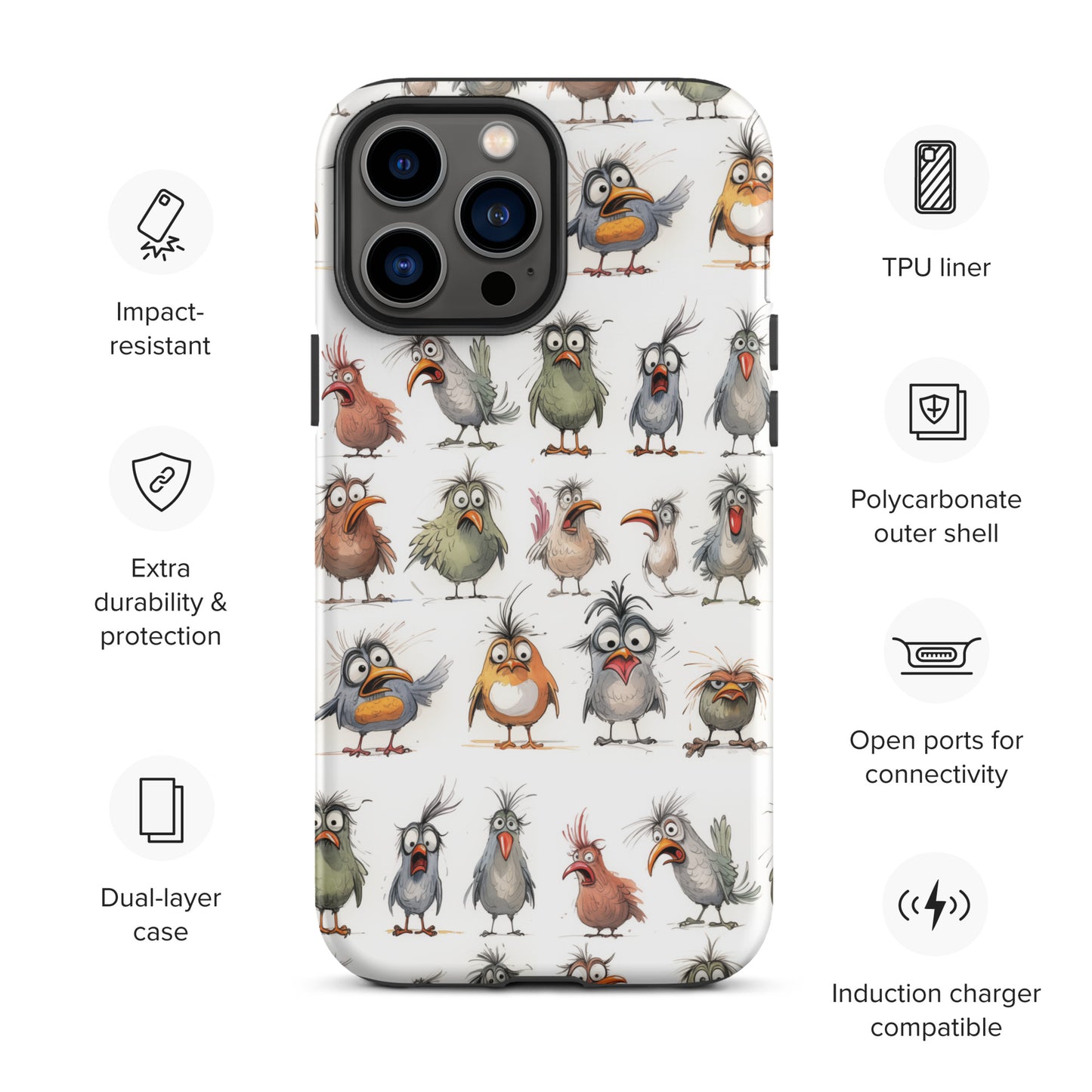 "Birds" Tough Case for iPhone®
