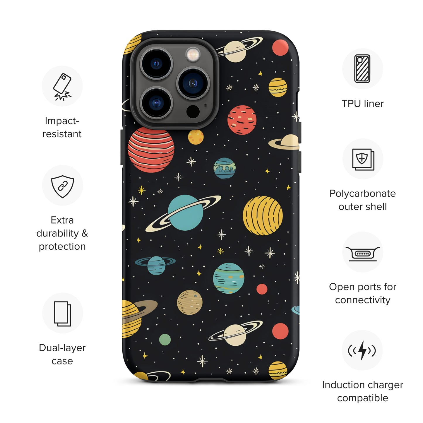 "Space" Tough Case for iPhone®