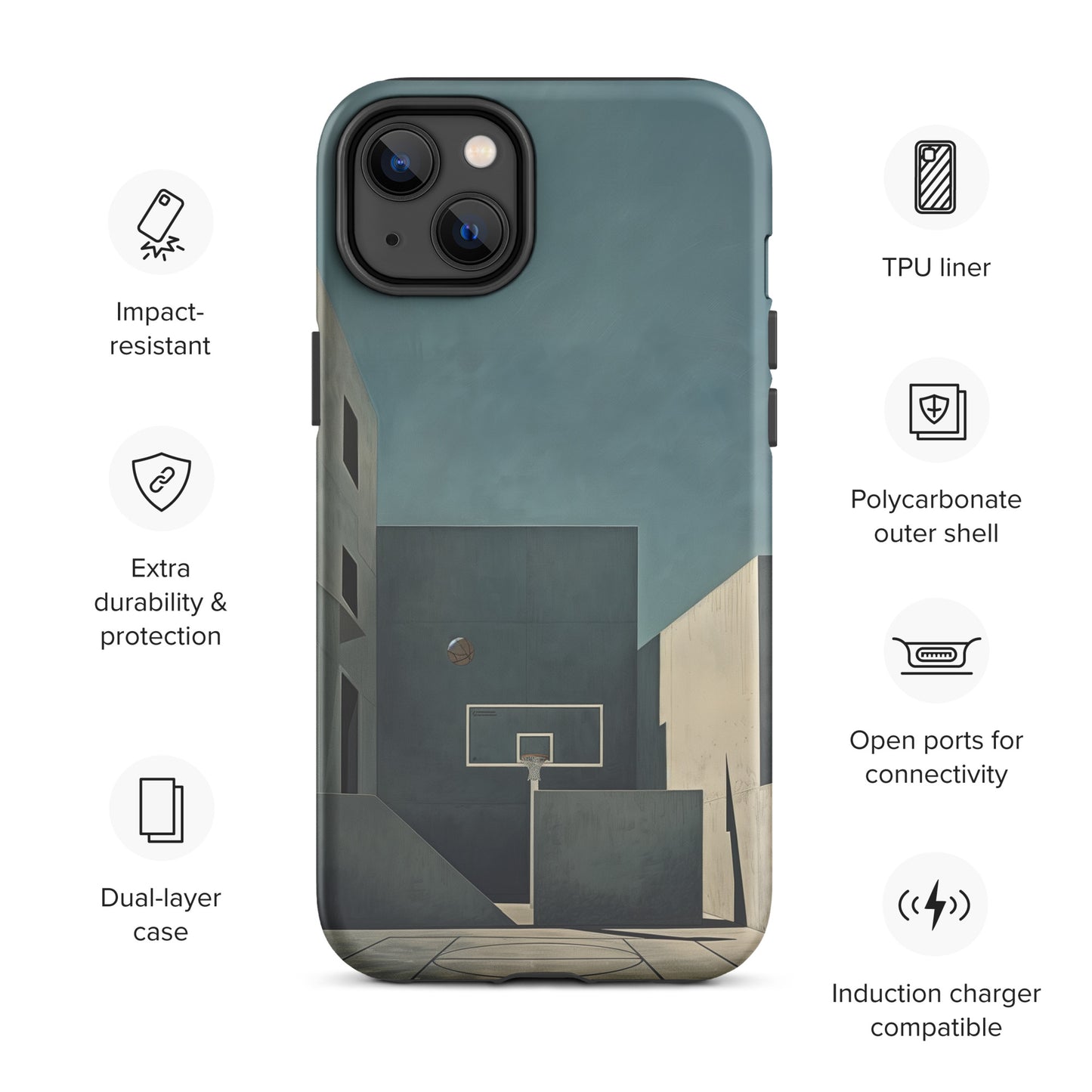 "Concrete" Tough Case for iPhone®