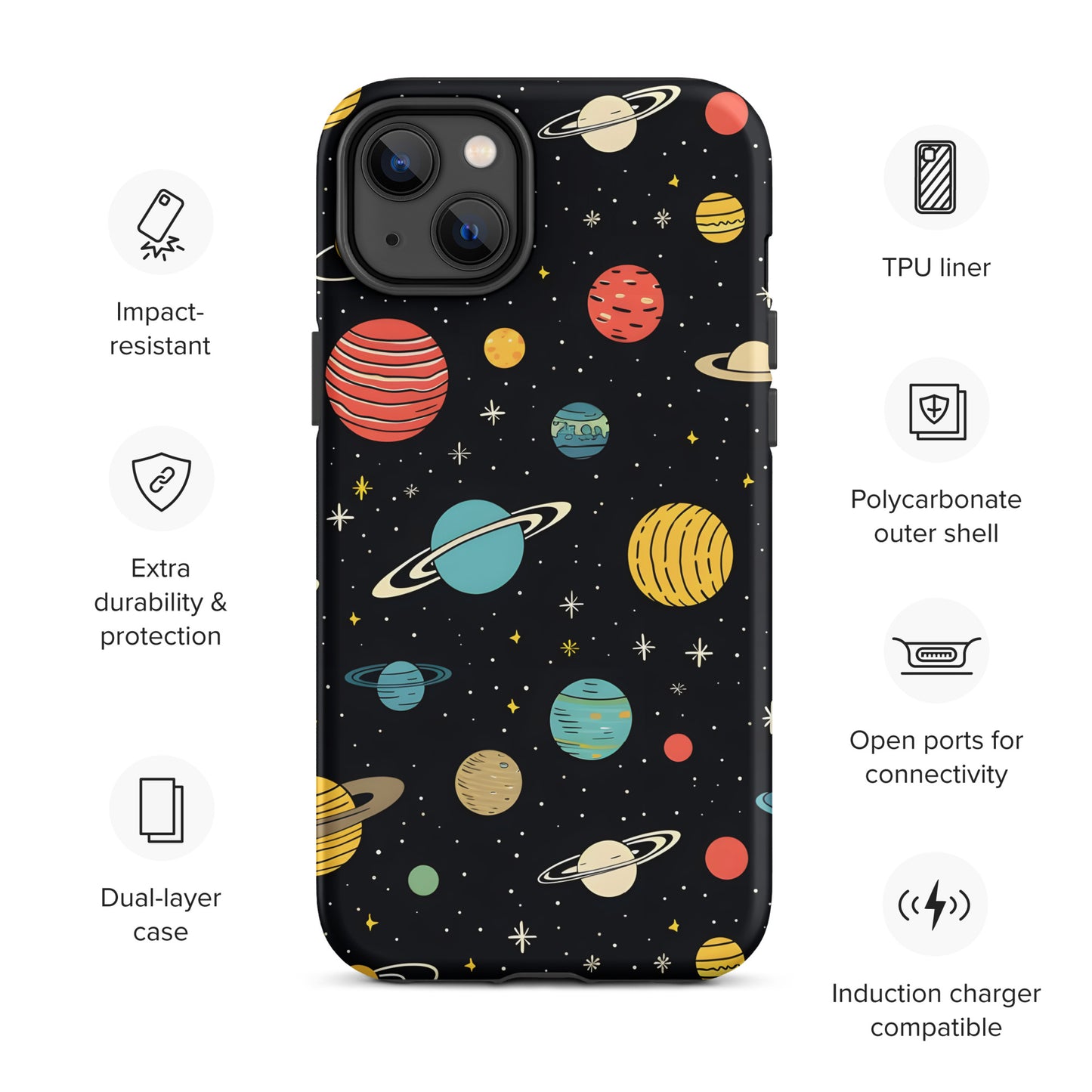 "Space" Tough Case for iPhone®