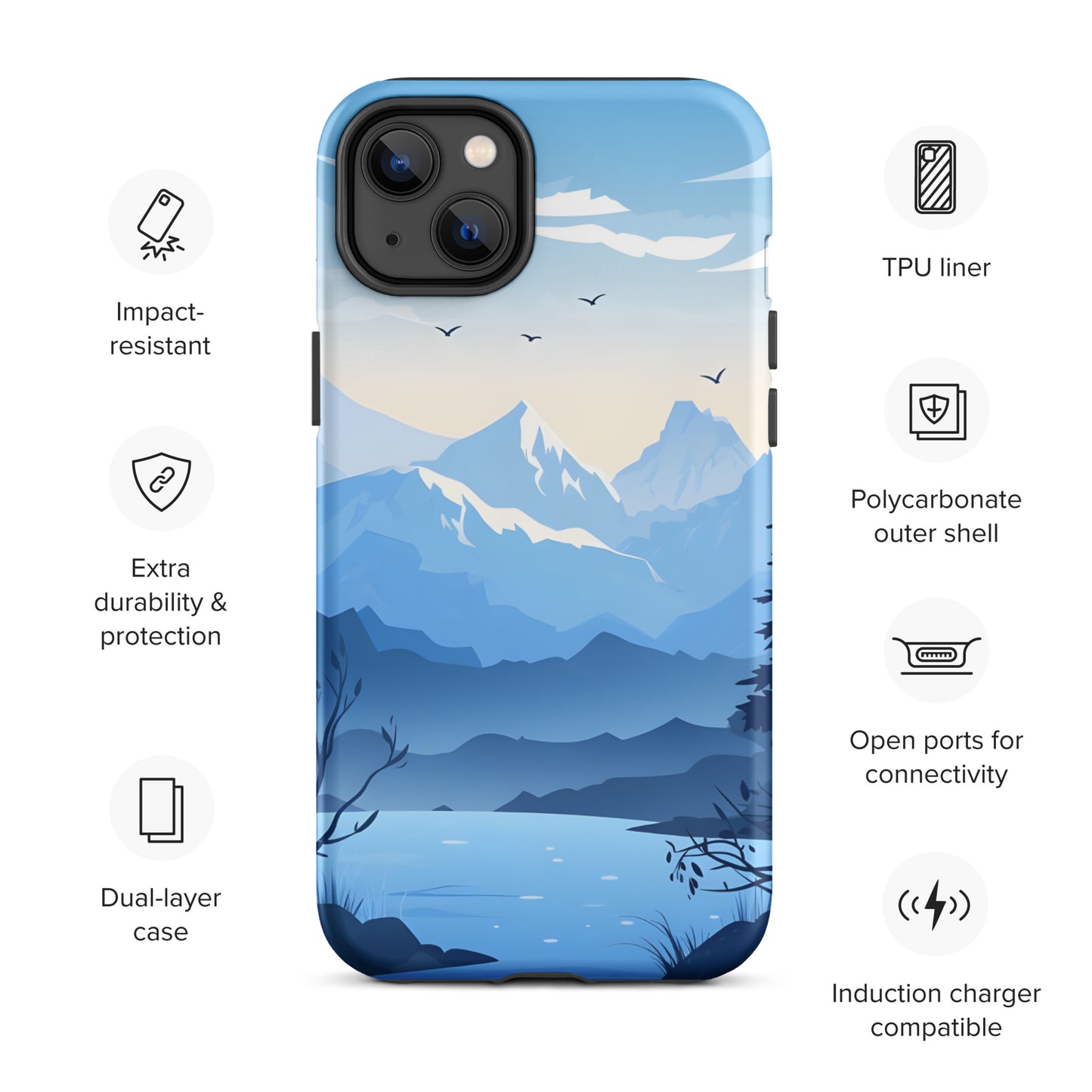 "Blue" Tough Case for iPhone®