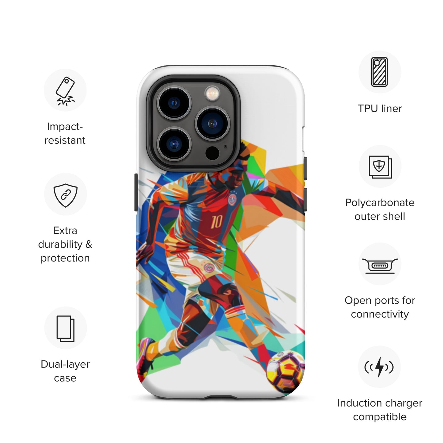 "Soccer" Tough Case for iPhone®