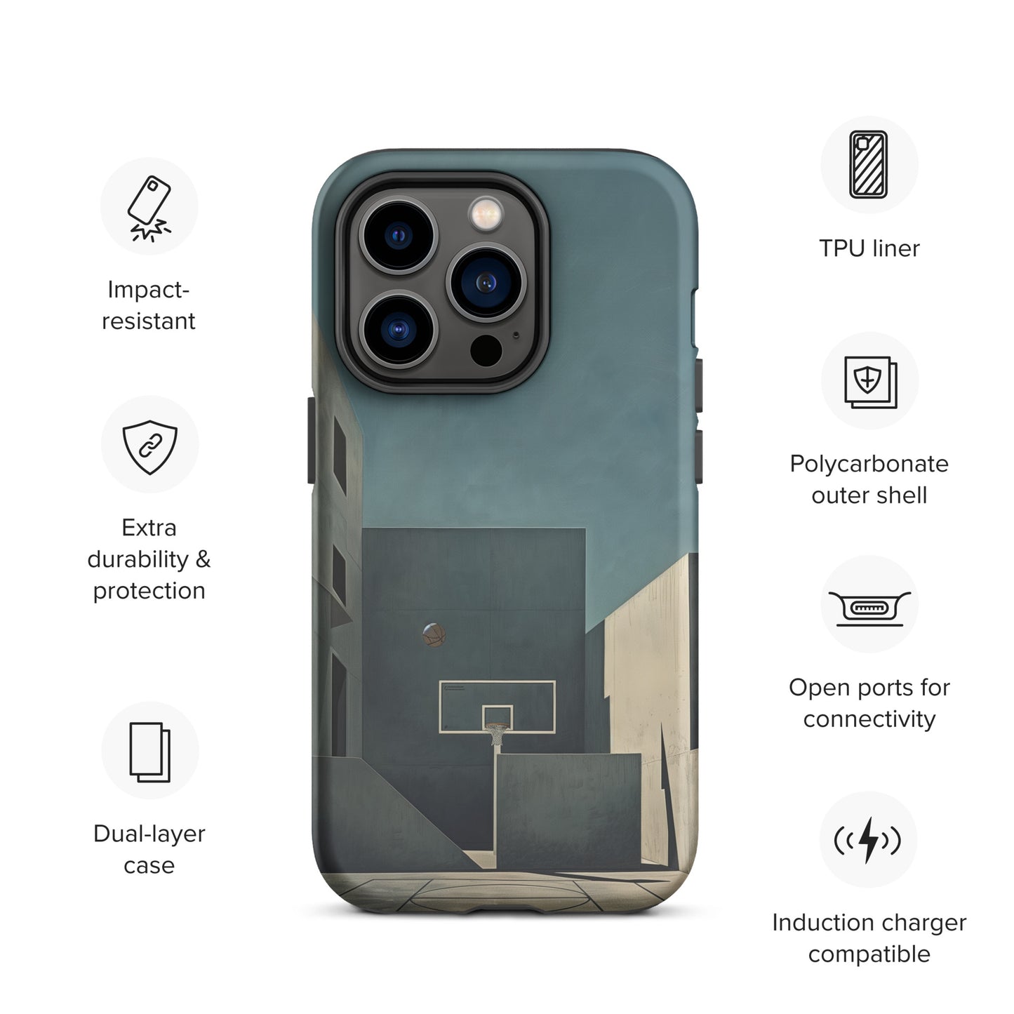 "Concrete" Tough Case for iPhone®