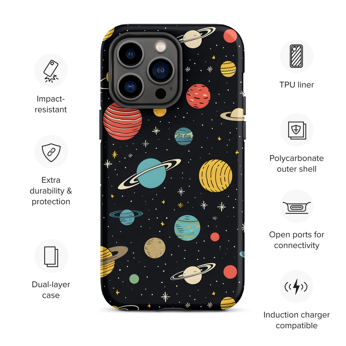 "Space" Tough Case for iPhone®