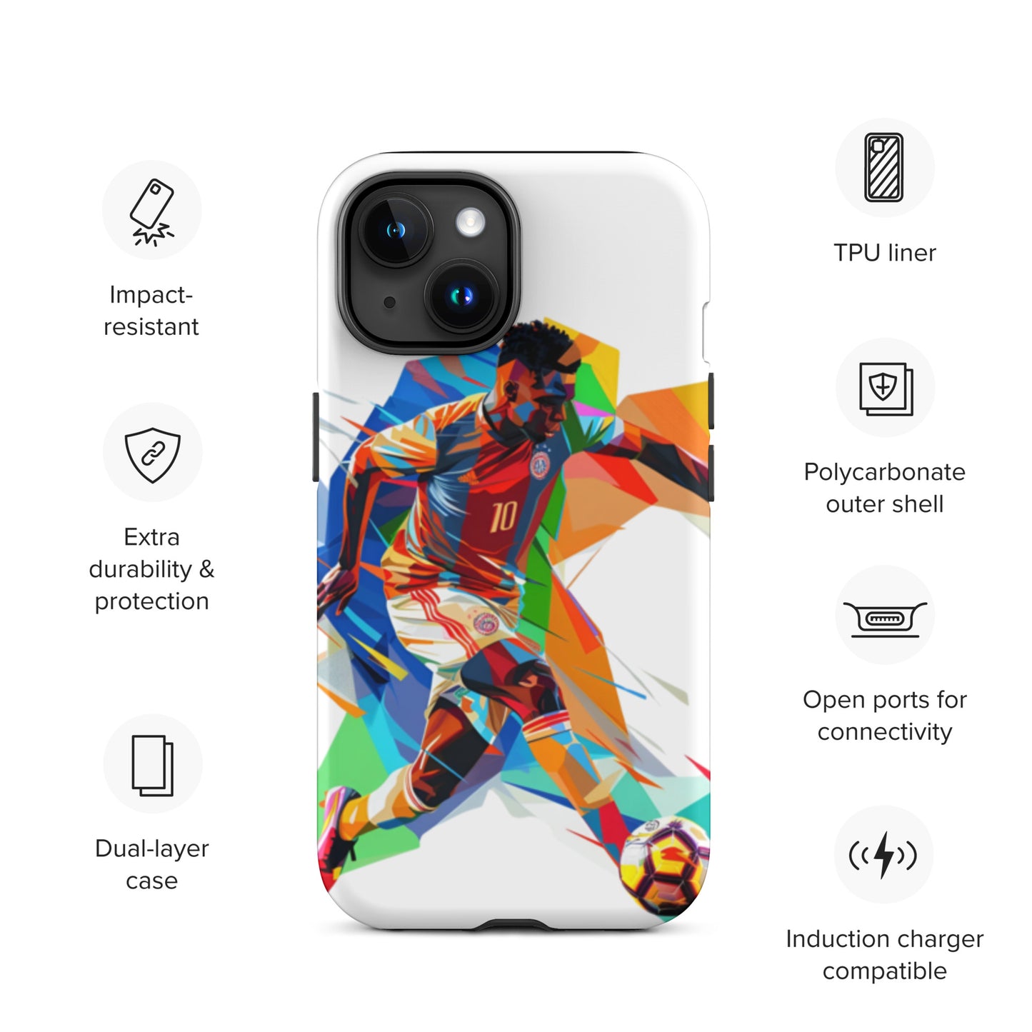 "Soccer" Tough Case for iPhone®