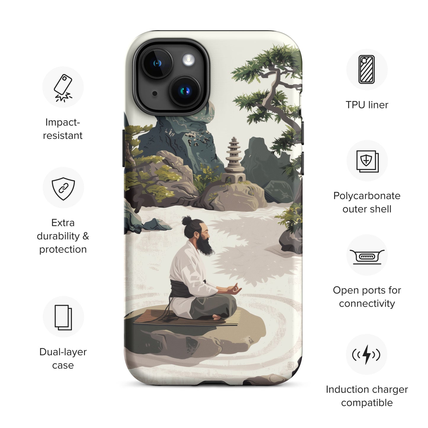 "Mindful" Tough Case for iPhone®