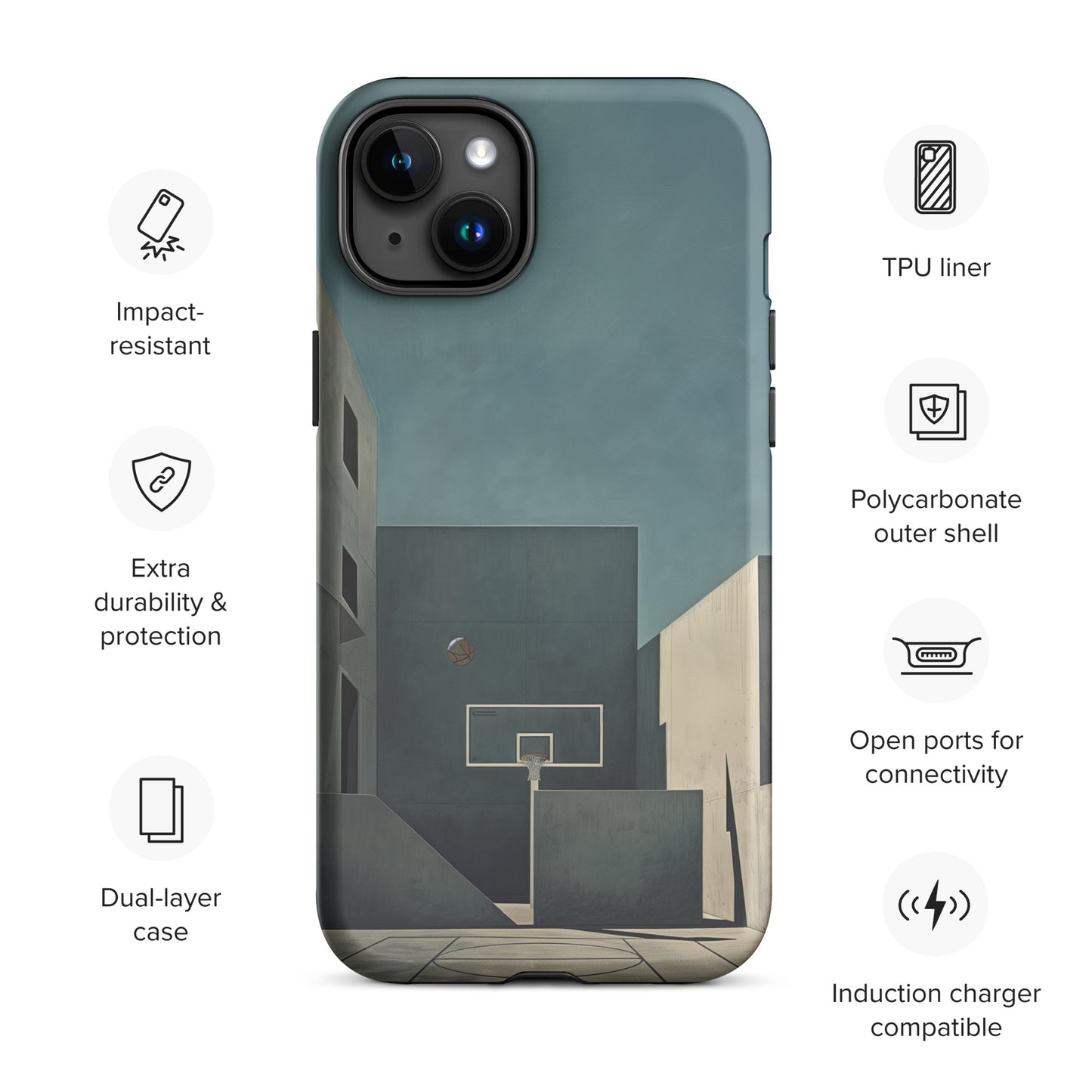 "Concrete" Tough Case for iPhone®