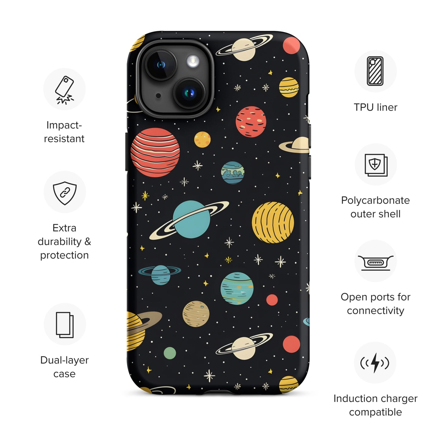 "Space" Tough Case for iPhone®