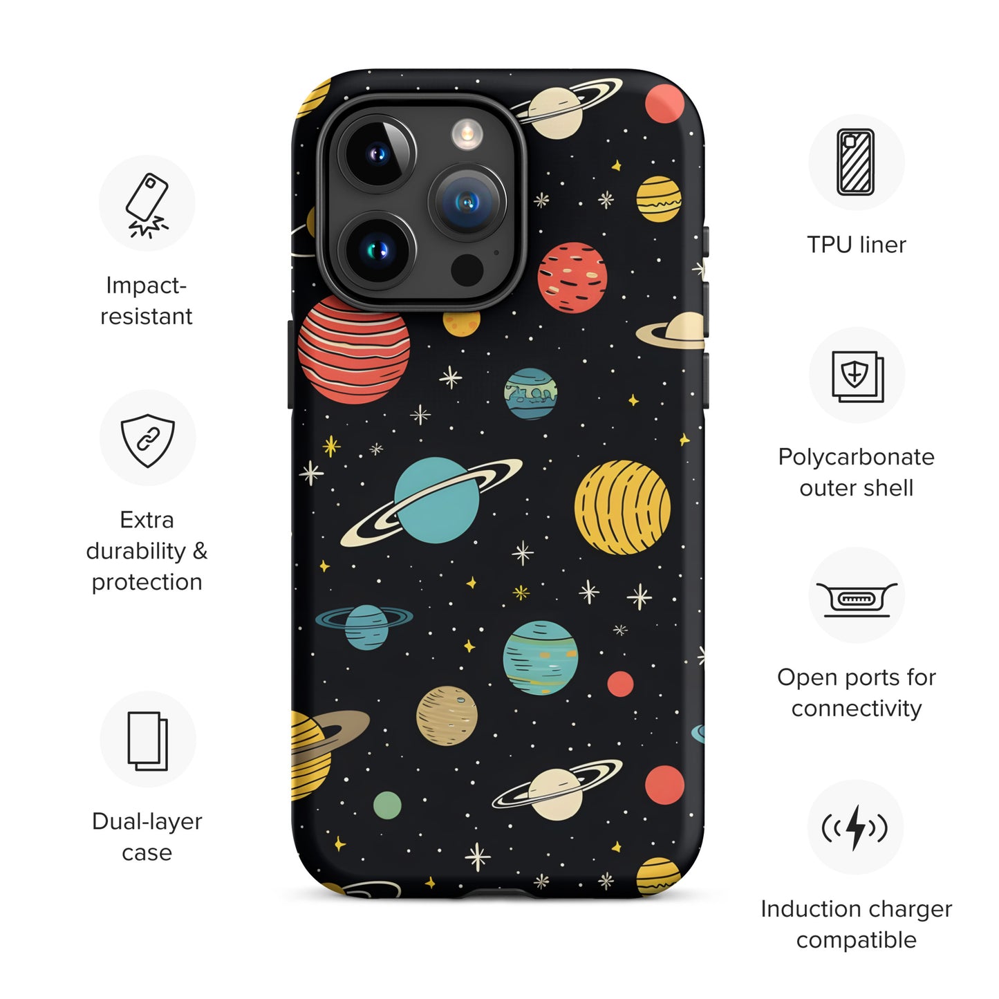 "Space" Tough Case for iPhone®